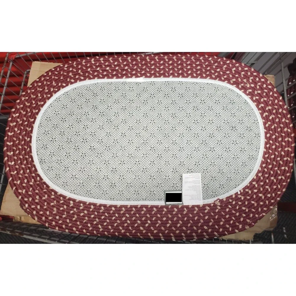 Oval Braided Kitchen Accent Rug (20